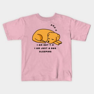 Dog sleeping T-shirt Kids T-Shirt